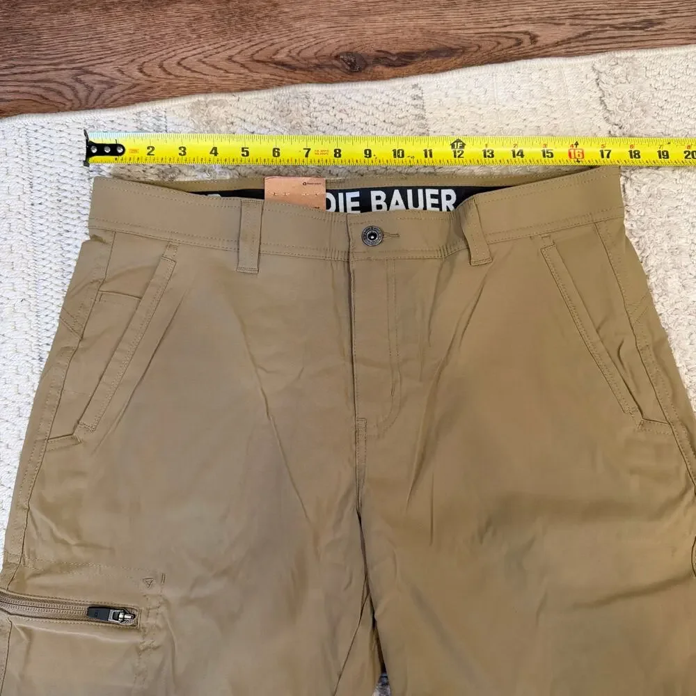 EDDIE BAUER Men's Rainier Fleece Lined Pant Size 34X32 In Tan